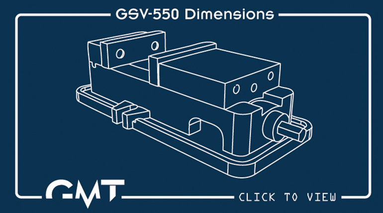 GSV-550 5 Inch Precision Vise Blueprint